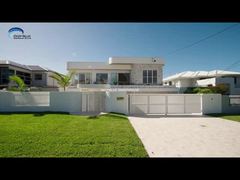 Kits de maisons préfabriquées de luxe AS/US Villa de luxe avec de grandes fenêtres