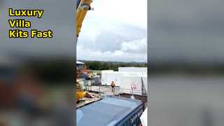 kits de maison en panneaux maison préfabriquée villa de luxe